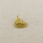 18k Gold Filled CZ Polished Heart Pendant