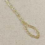 Mondsee 18k Gold Filled Round Bezel CZ Hand Chain | 18k Gold Filled Jewelry