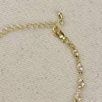 Mondsee 18k Gold Filled Round Bezel CZ Hand Chain | 18k Gold Filled Jewelry