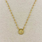 Mondsee 18k Gold Filled Beaded Saint Benedict Necklace | 18k Gold Filled Jewelry