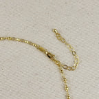 Mondsee 18k Gold Filled Beaded Saint Benedict Necklace | 18k Gold Filled Jewelry