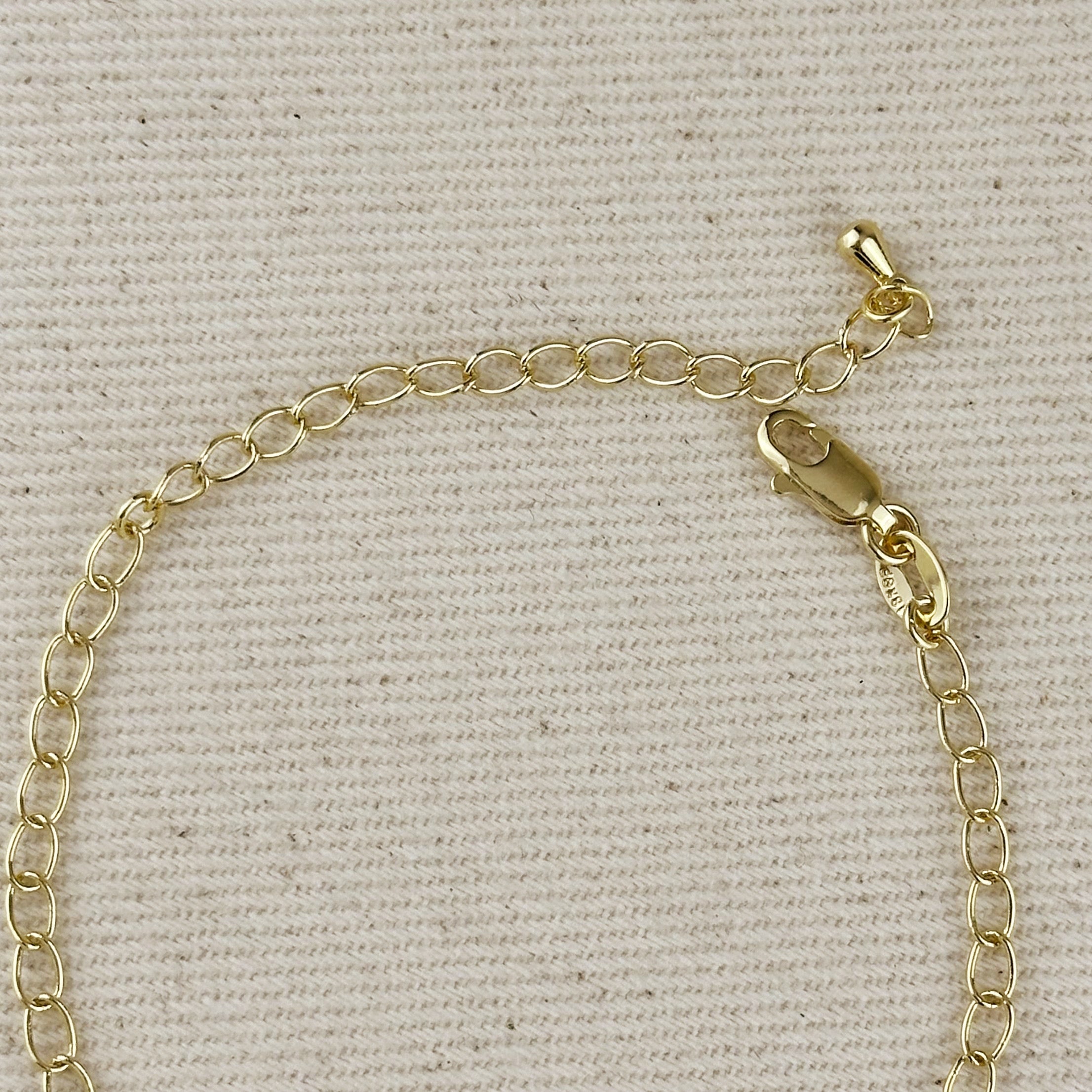 Mondsee 18k Gold Filled Dainty Round Bezel CZ Hand Chain | 18k Gold Filled Jewelry