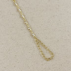 Mondsee 18k Gold Filled Dainty Round Bezel CZ Hand Chain | 18k Gold Filled Jewelry