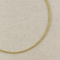 18k Gold Filled 1.7mm Rope Chain