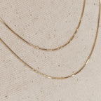 Mondsee 18k Gold Filled Diamond Cut Box Chain 0.5mm | 18k Gold Filled Jewelry