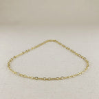 Mondsee 18k Gold Filled 3x1 Alternated Paperclip Necklace | 18k Gold Filled Jewelry