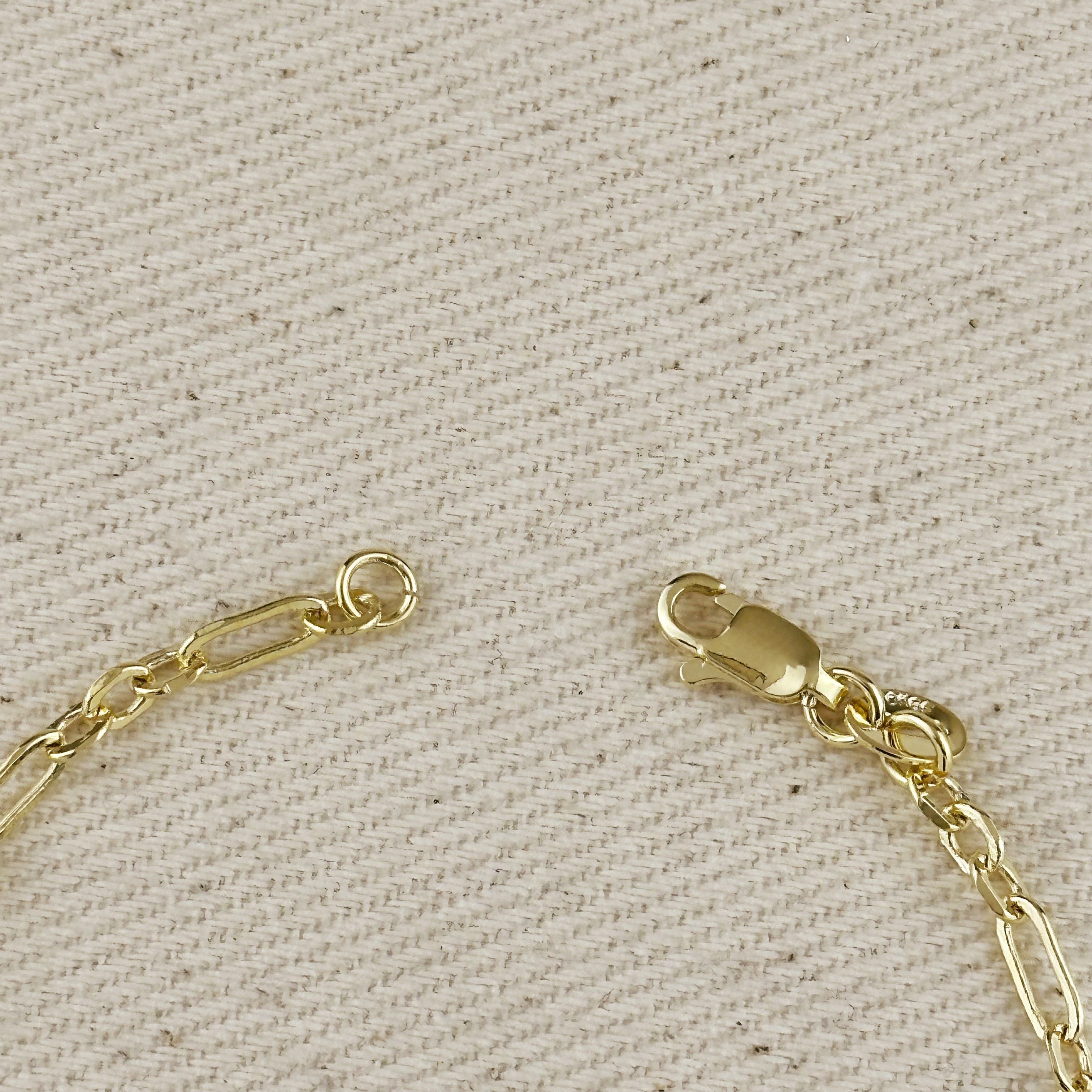 Mondsee 18K Gold Filled 3x1 Alternated Paperclip Bracelet | 18k Gold Filled Jewelry