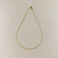 Mondsee 18k Gold Filled 2.1mm 3x1 Alternated Paperclip Necklace | 18k Gold Filled Jewelry