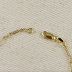 Mondsee 18k Gold Filled 2.1mm 3x1 Alternated Paperclip Bracelet | 18k Gold Filled Jewelry