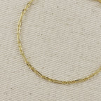 Mondsee 18k Gold Filled 2.1mm 3x1 Alternated Paperclip Bracelet | 18k Gold Filled Jewelry