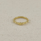 18k Gold Filled Rosary Prayer Ring