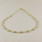 Mondsee 18k Gold Filled Ellipse Opal Choker Necklace | 18k Gold Filled Jewelry