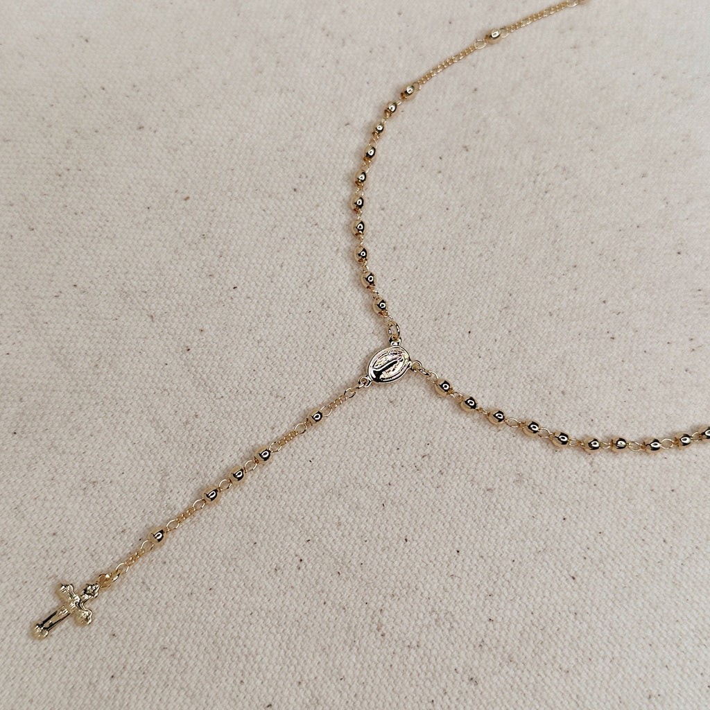 Mondsee 18k Gold Filled Traditional Rosary Necklace | 18k Gold Filled Jewelry