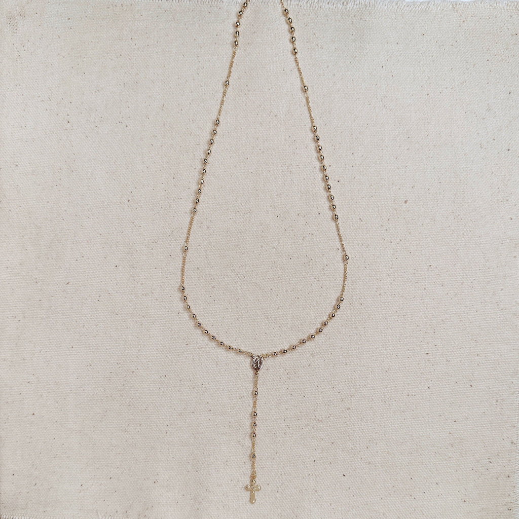 Mondsee 18k Gold Filled Traditional Rosary Necklace | 18k Gold Filled Jewelry