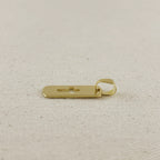 18k Gold Filled Cut Out Cross Charm