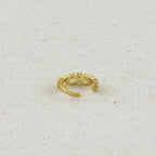 18k Gold Filled Cubic Zirconia Ear Cuff