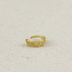 18k Gold Filled Cubic Zirconia Ear Cuff