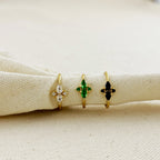 Mondsee 18k Gold Filled Vintage Flower Cubic Zirconia Ring | 18k Gold Filled Jewelry