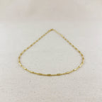 Mondsee 18k Gold Filled Mini Tube Chain Necklace | 18k Gold Filled Jewelry