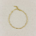 Mondsee 18k Gold Filled Mini Tube Chain Bracelet | 18k Gold Filled Jewelry