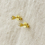 18k Gold Filled 2.0mm CZ Stud Earrings