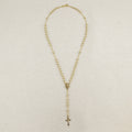 Mondsee 18k Gold Filled 3.3mm Rosary Necklace | 18k Gold Filled Jewelry