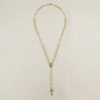 Mondsee 18k Gold Filled 3.3mm Rosary Necklace | 18k Gold Filled Jewelry