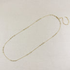 Mondsee 18k Gold Filled Bezel CZ Belly Chain | 18k Gold Filled Jewelry
