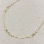 Mondsee 18k Gold Filled Bezel CZ Belly Chain | 18k Gold Filled Jewelry