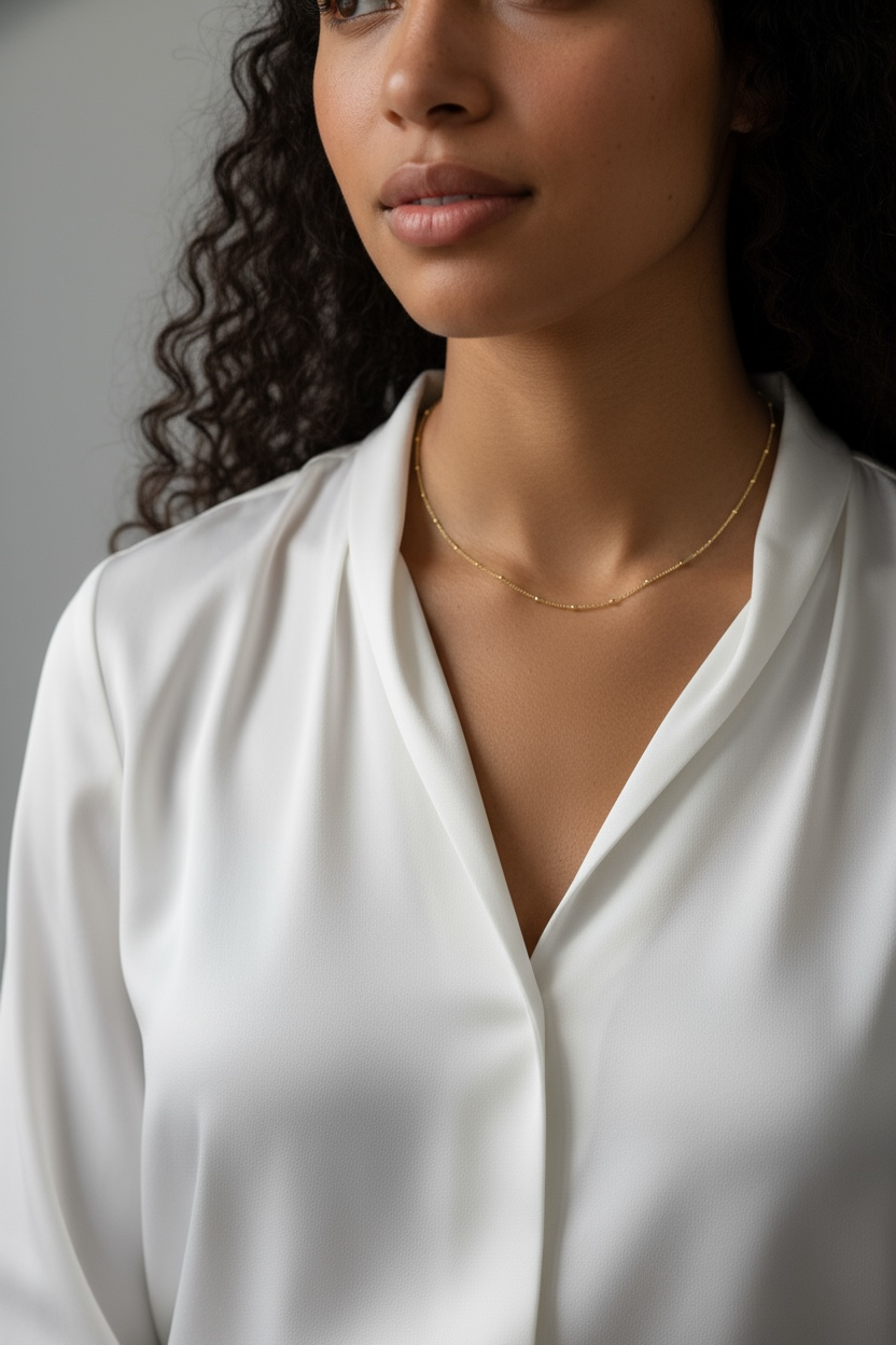 Mondsee 18k Gold Filled 1mm Satellite Chain | 18k Gold Filled Jewelry