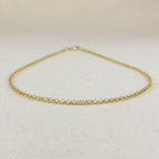 Mondsee 18k Gold Filled 2.5mm Rolo Chain | 18k Gold Filled Jewelry