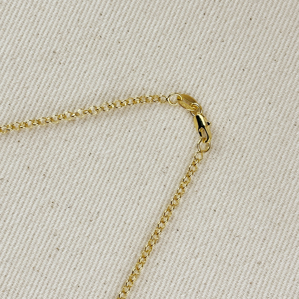 Mondsee 18k Gold Filled 2.5mm Rolo Chain | 18k Gold Filled Jewelry
