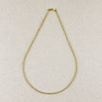 Mondsee 18k Gold Filled 2.5mm Rolo Chain | 18k Gold Filled Jewelry