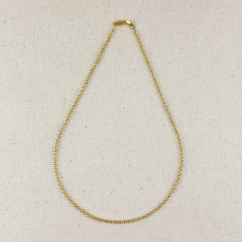 Mondsee 18k Gold Filled 2.5mm Rolo Chain | 18k Gold Filled Jewelry