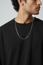 Sterling Silver Figaro 1x1 Chain - 4.7mm, view 2