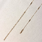 Mondsee 18k Gold Filled Bead Detailed Belly Chain | 18k Gold Filled Jewelry