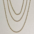 Mondsee 18k Gold Filled Rope Chain 4.0mm | 18k Gold Filled Jewelry