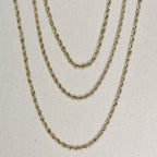 Mondsee 18k Gold Filled Rope Chain 4.0mm | 18k Gold Filled Jewelry