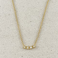 Mondsee 18k Gold Filled Fresh Water Pearl Bar Necklace | 18k Gold Filled Jewelry