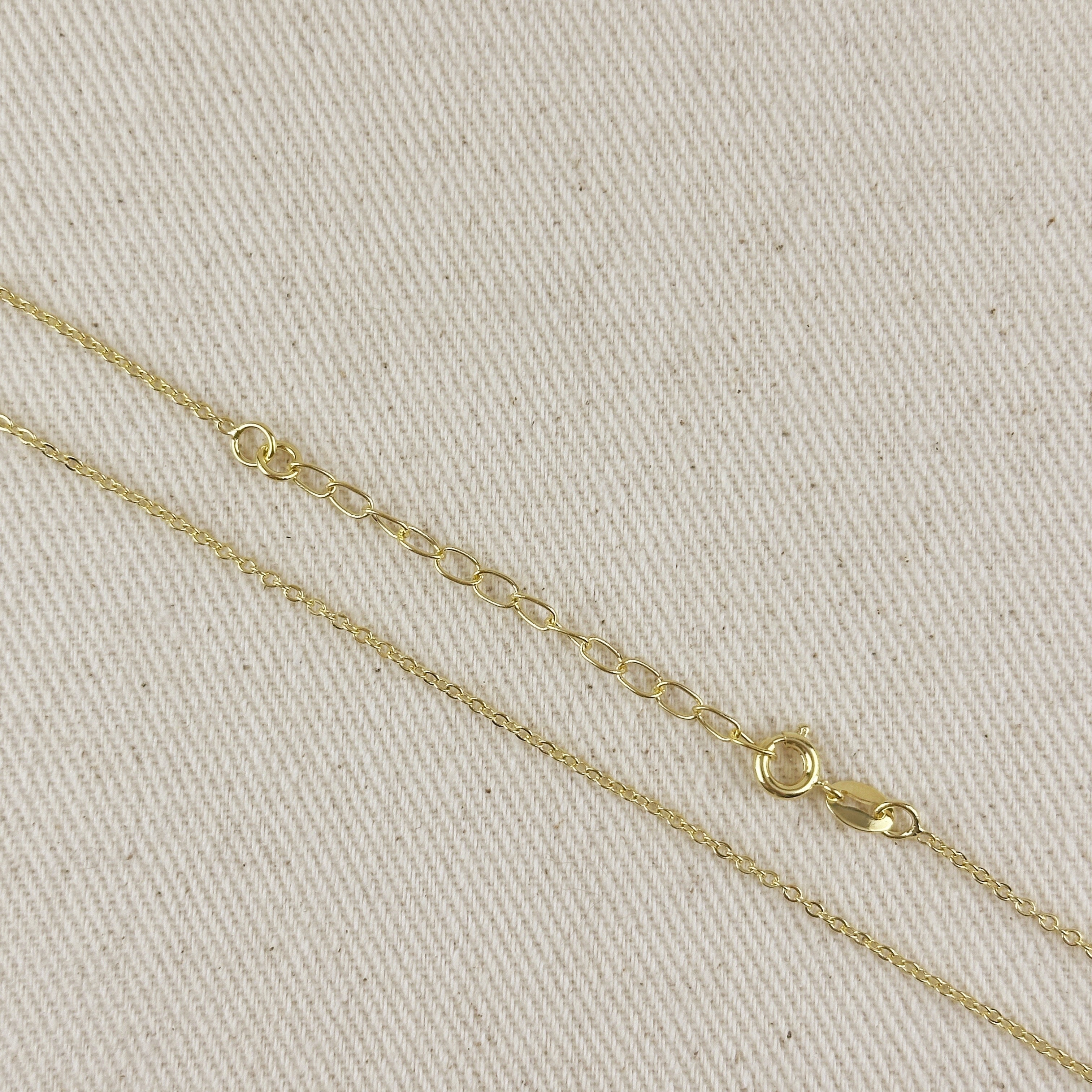 Mondsee 18k Gold Filled 1.45mm Cable Chain | 18k Gold Filled Jewelry