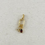 18k Gold Filled Carabiner Pendant