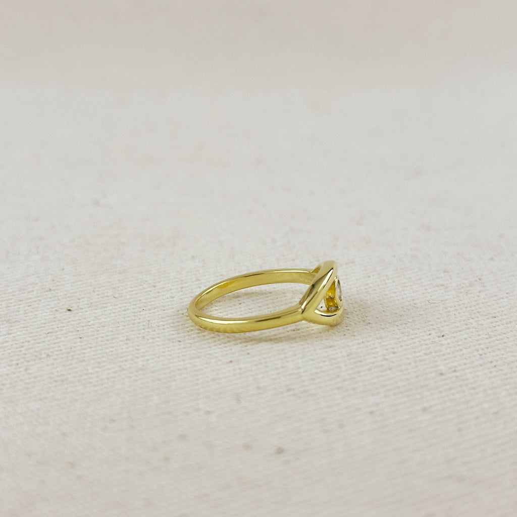 Mondsee 18K Gold Filled CZ Eye Ring | 18k Gold Filled Jewelry