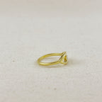 Mondsee 18K Gold Filled CZ Eye Ring | 18k Gold Filled Jewelry