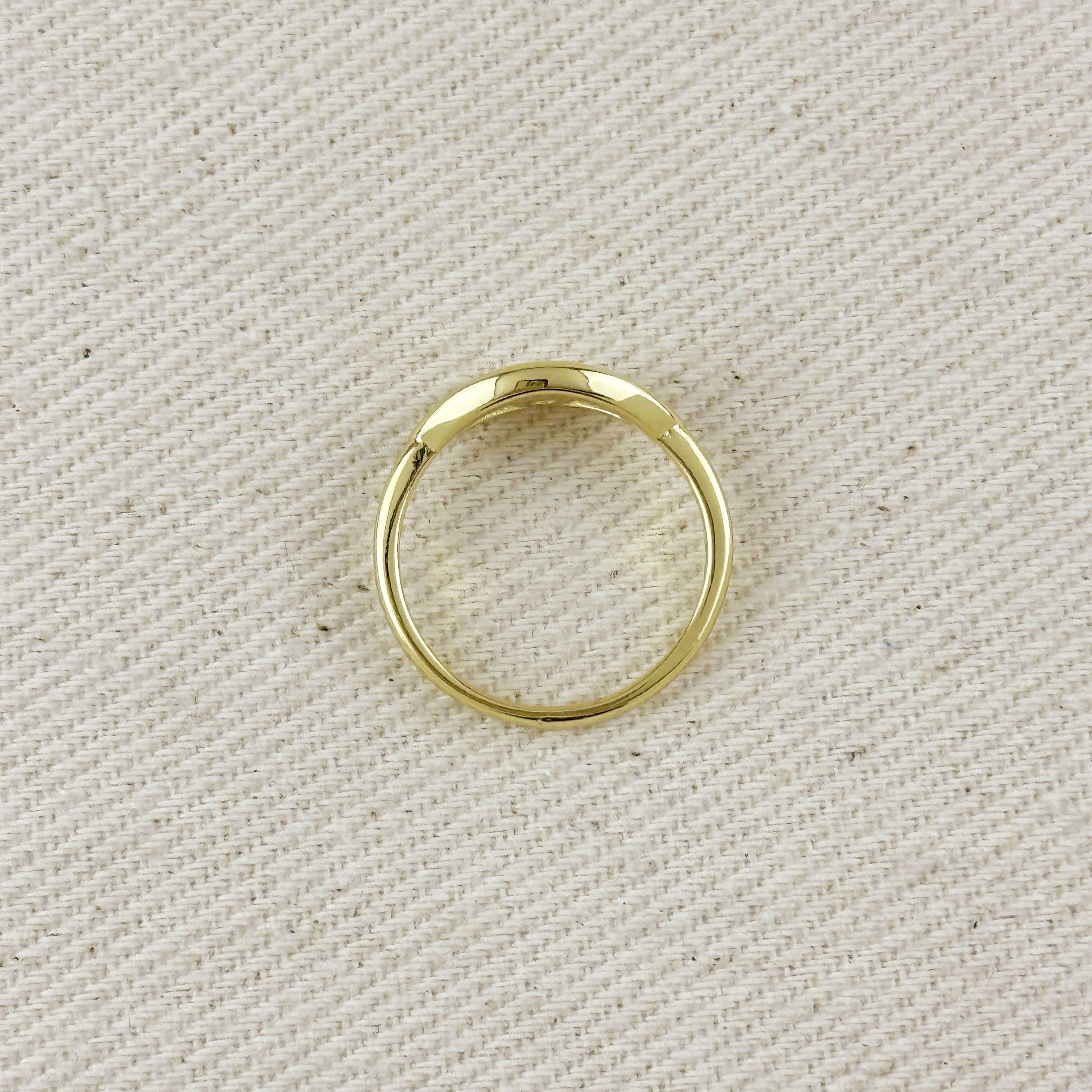 Mondsee 18K Gold Filled CZ Eye Ring | 18k Gold Filled Jewelry