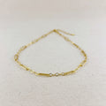 Mondsee 18k Gold Filled Paperclip & Links Chain Necklace | 18k Gold Filled Jewelry