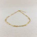 Mondsee 18k Gold Filled Paperclip & Links Chain Necklace | 18k Gold Filled Jewelry