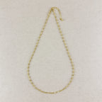 18k Gold Filled 2.5mm Beaded Necklace