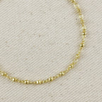 18K Gold Filled 2.5mm Beaded Bracelet