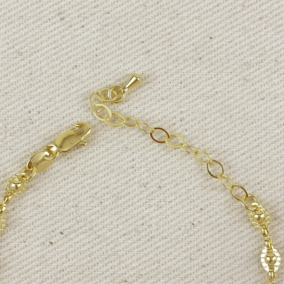 18K Gold Filled Saturn Bracelet