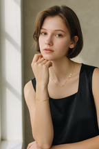 18K Gold Filled Saturn Bracelet